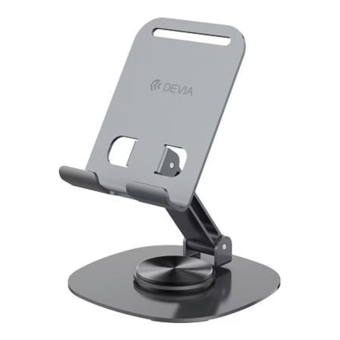 360 DEVIA Sulankstomas stovas mobiliam telefonui/planšetui grey