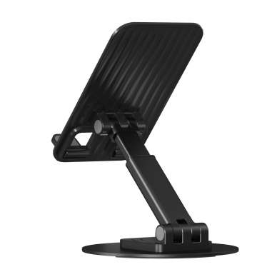360 DEVIA Sulankstomas stovas mobiliam telefonui/planšetui black 2 360 DEVIA Sulankstomas stovas mobiliam telefonui/planšetui black 2