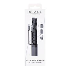 Adapterių rinkinys - atminties kortelių skaitytuvas QUALO 9 in 1 QZS-P-01