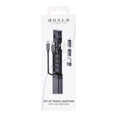 Adapterių rinkinys - atminties kortelių skaitytuvas QUALO 9 in 1 QZS-P-01