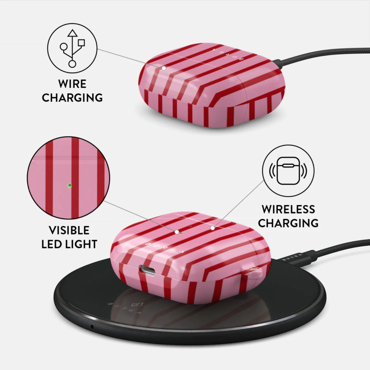 Airpods 3 Favorite Bikini BURGA dėklas 2