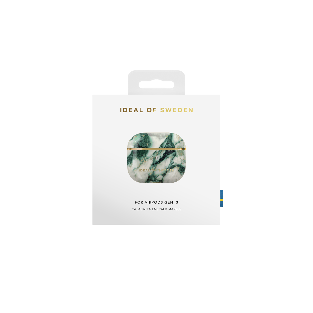 Airpods 3 iDeal Of Sweden Calacatta Emerald Marble dėklas 3 Airpods 3 iDeal Of Sweden Calacatta Emerald Marble dėklas 3