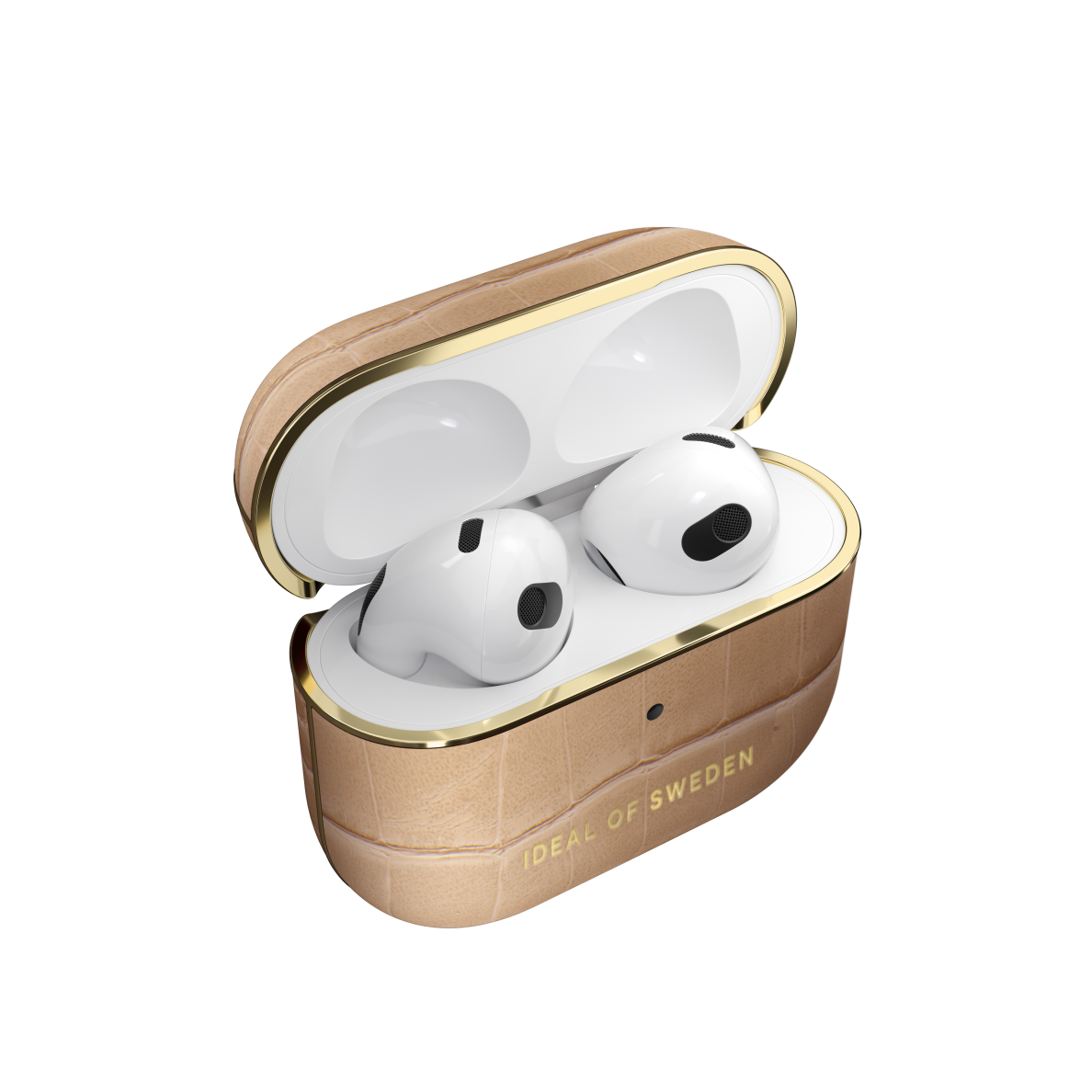 Airpods 3 iDeal Of Sweden Camel Croco dėklas 2