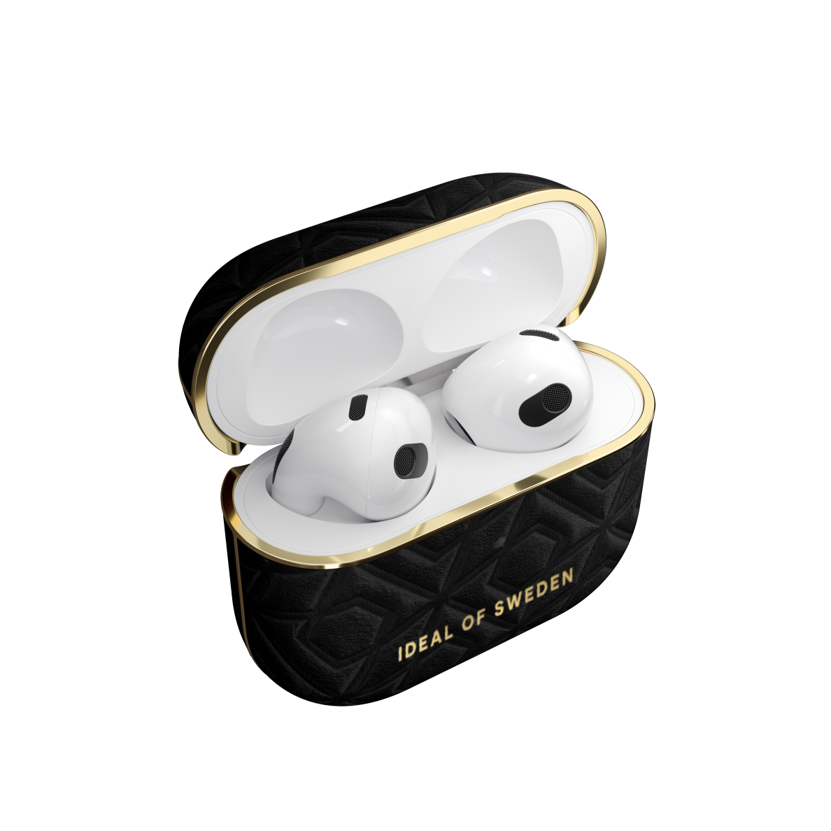 Airpods 3 iDeal Of Sweden Embossed Black dėklas 3
