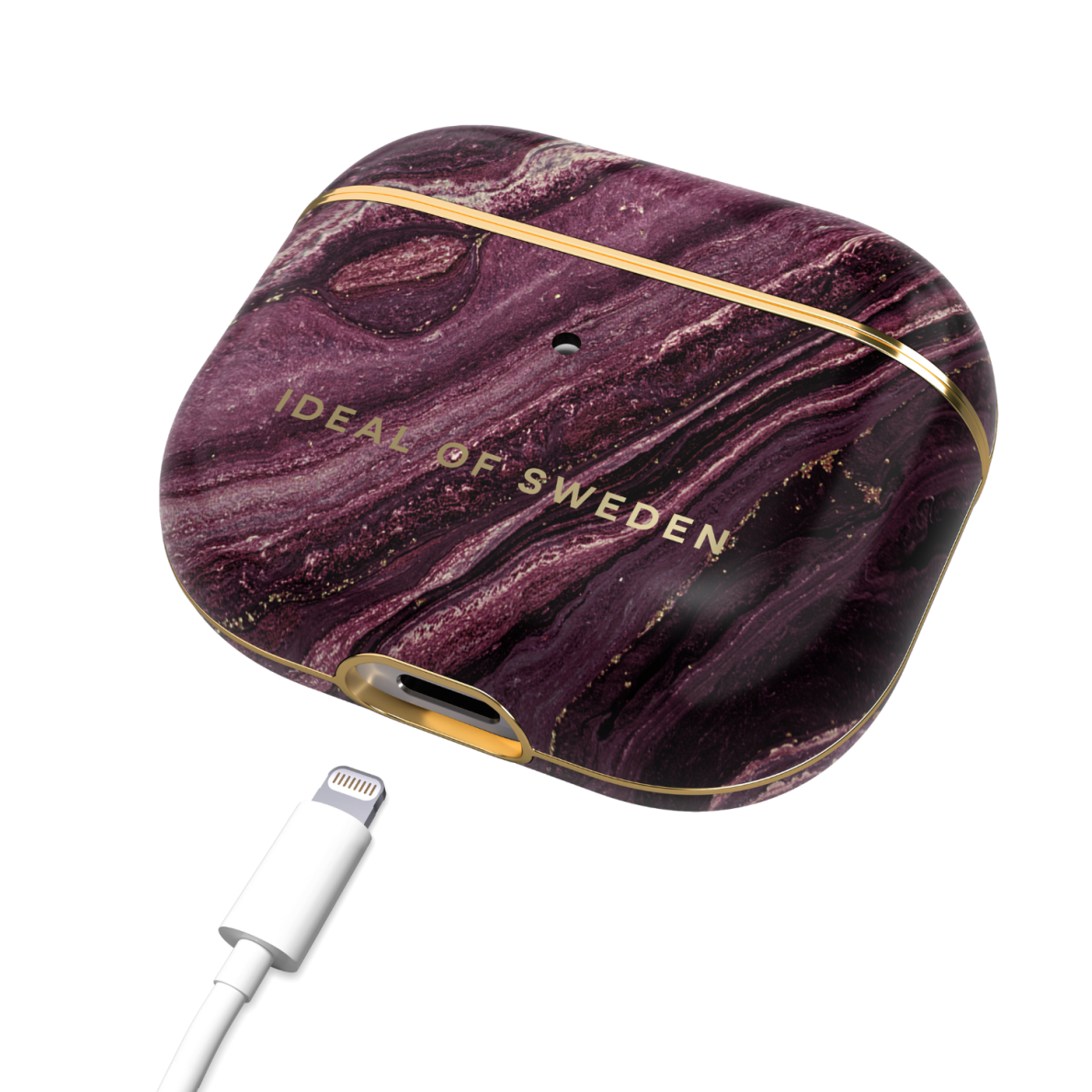 Airpods 3 iDeal Of Sweden Golden Plum dėklas 2 Airpods 3 iDeal Of Sweden Golden Plum dėklas 2