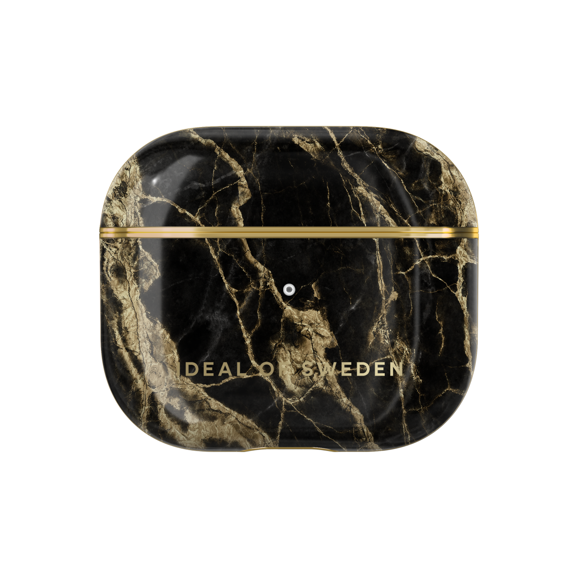Airpods 3 iDeal Of Sweden Golden Smoke Marble dėklas Airpods 3 iDeal Of Sweden Golden Smoke Marble dėklas