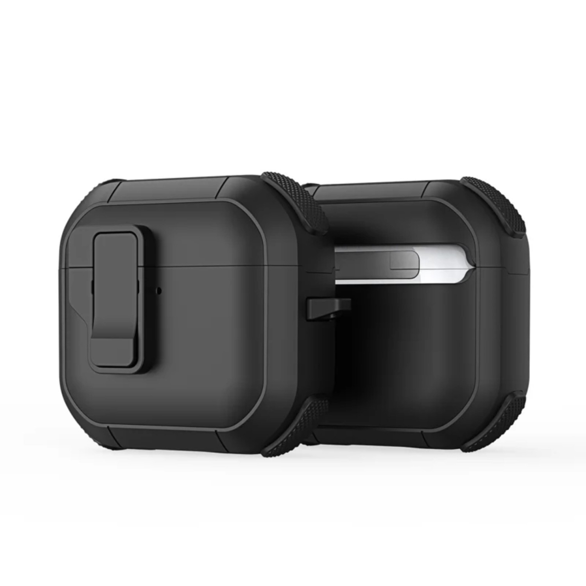 Airpods 4 DUX DUCIS Black PECP Series dėklas