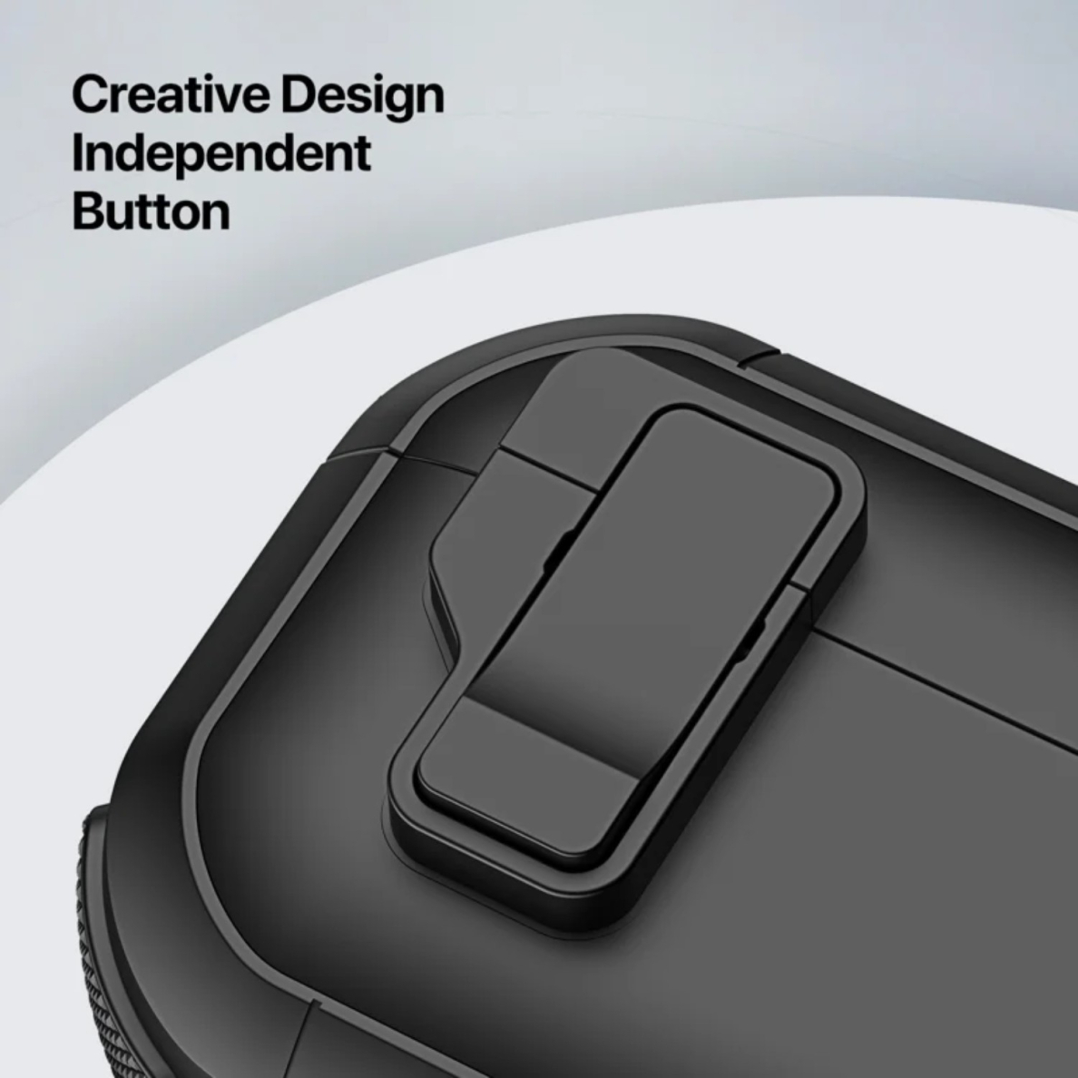 Airpods 4 DUX DUCIS Black PECP Series dėklas 7