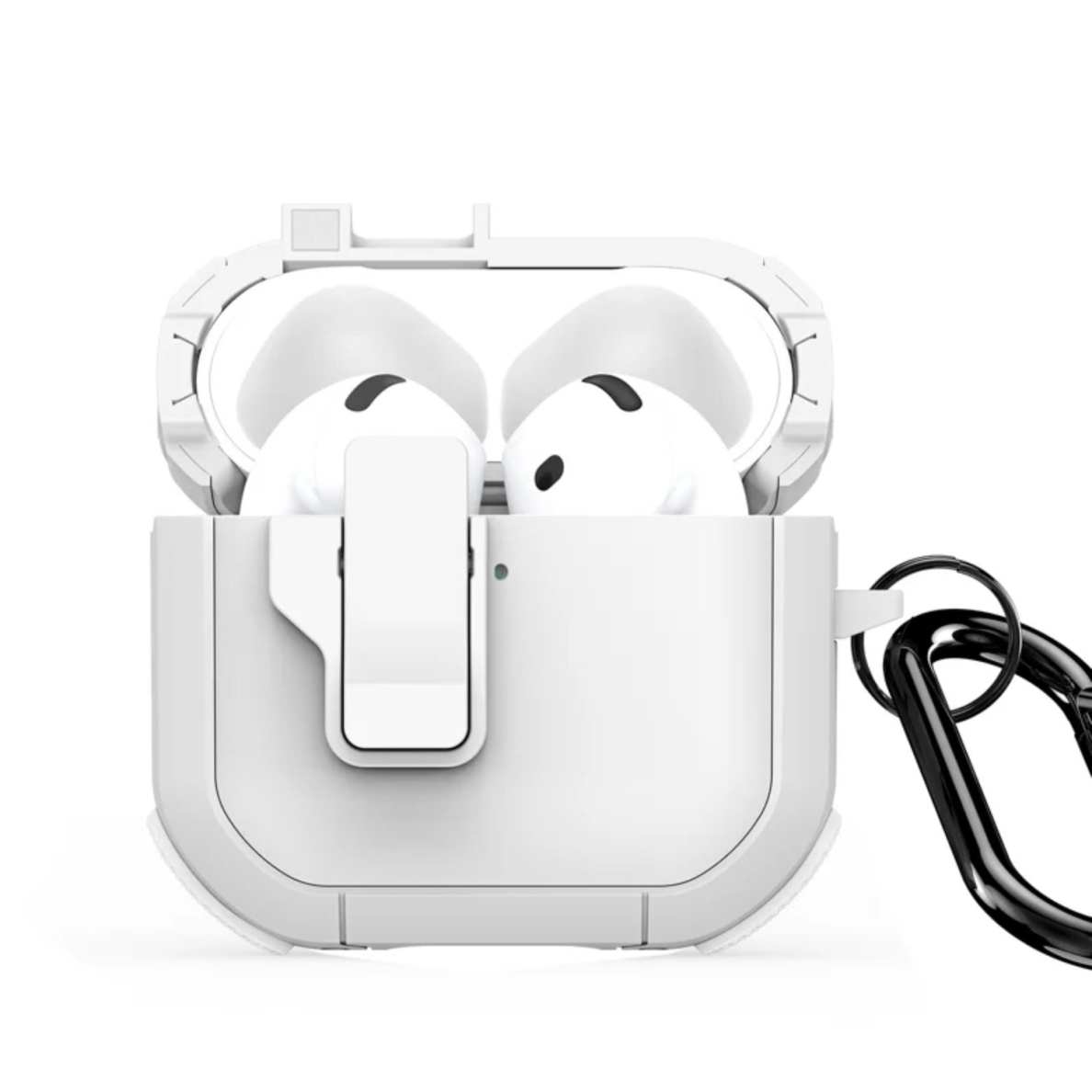 Airpods 4 DUX DUCIS White PECP Series dėklas 1