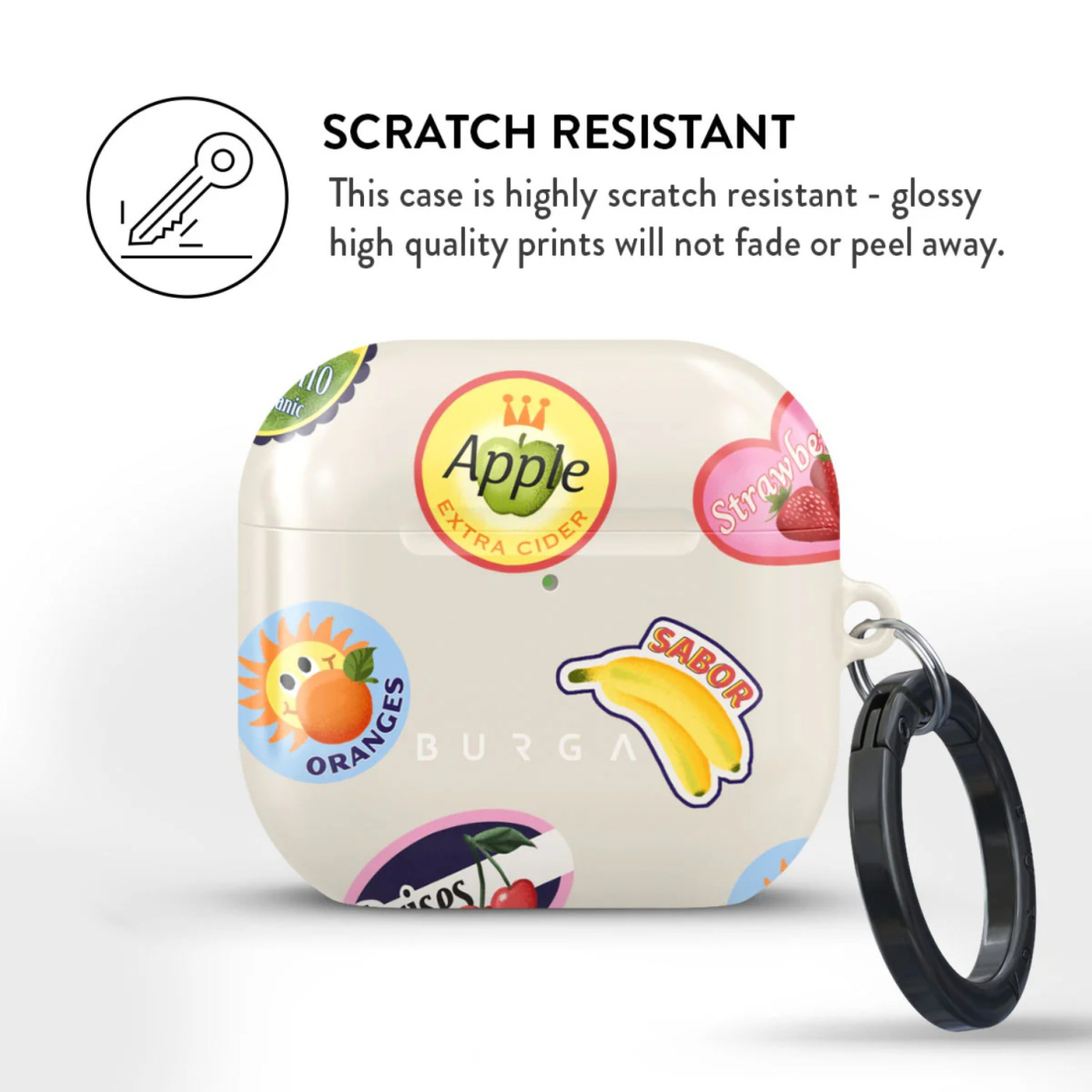 Airpods 4 Flavour BURGA dėklas 3