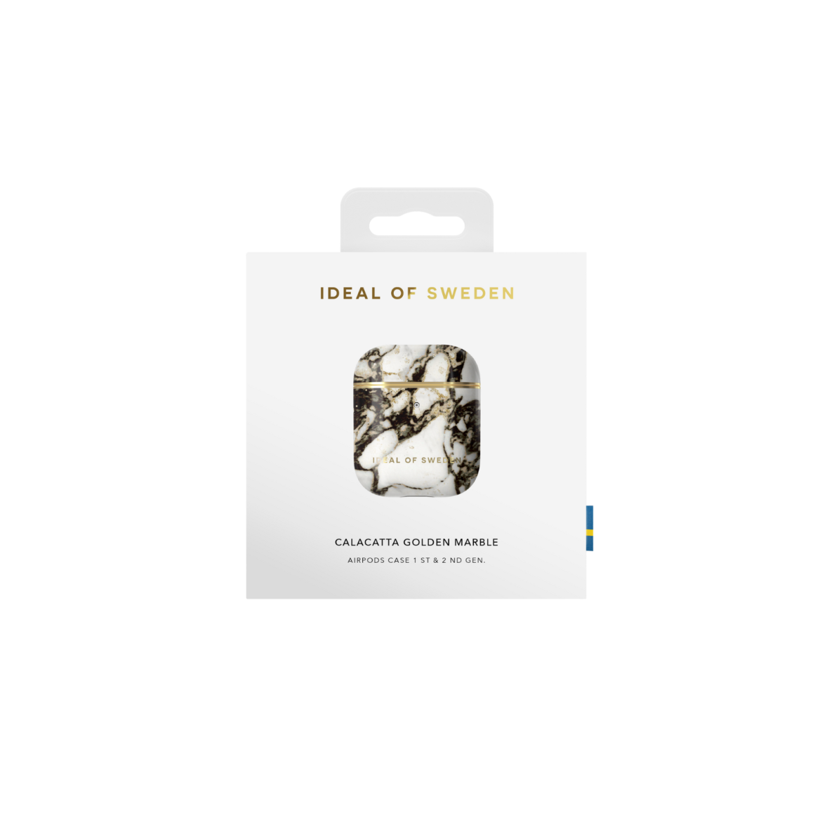 Airpods iDeal Of Sweden dėklas Calacatta Golden Marble 3