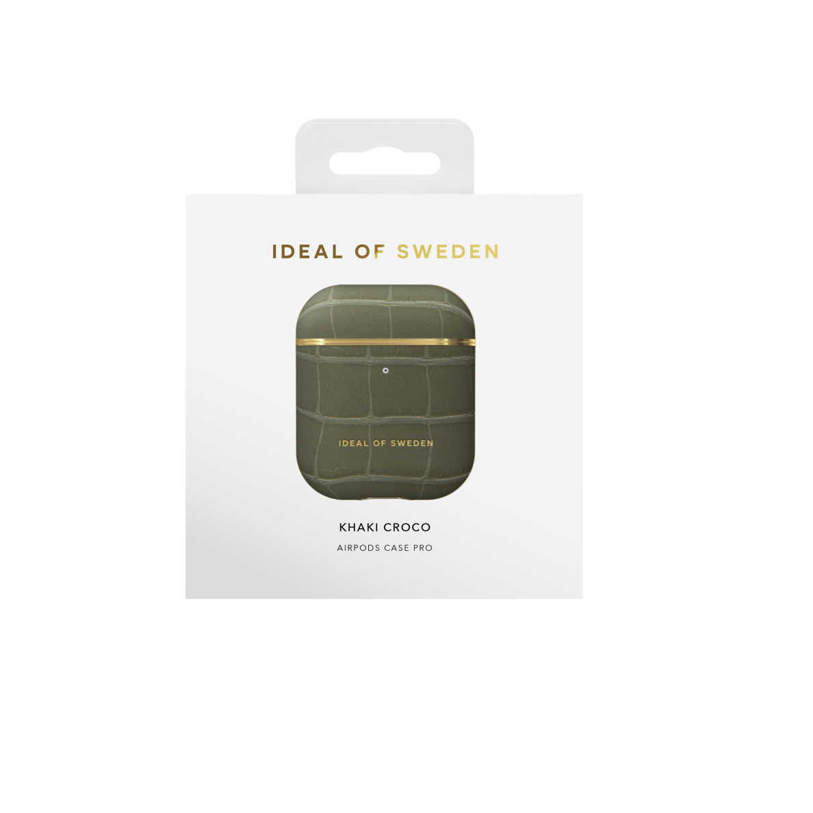 Airpods iDeal Of Sweden Khaki Croco dėklas 2
