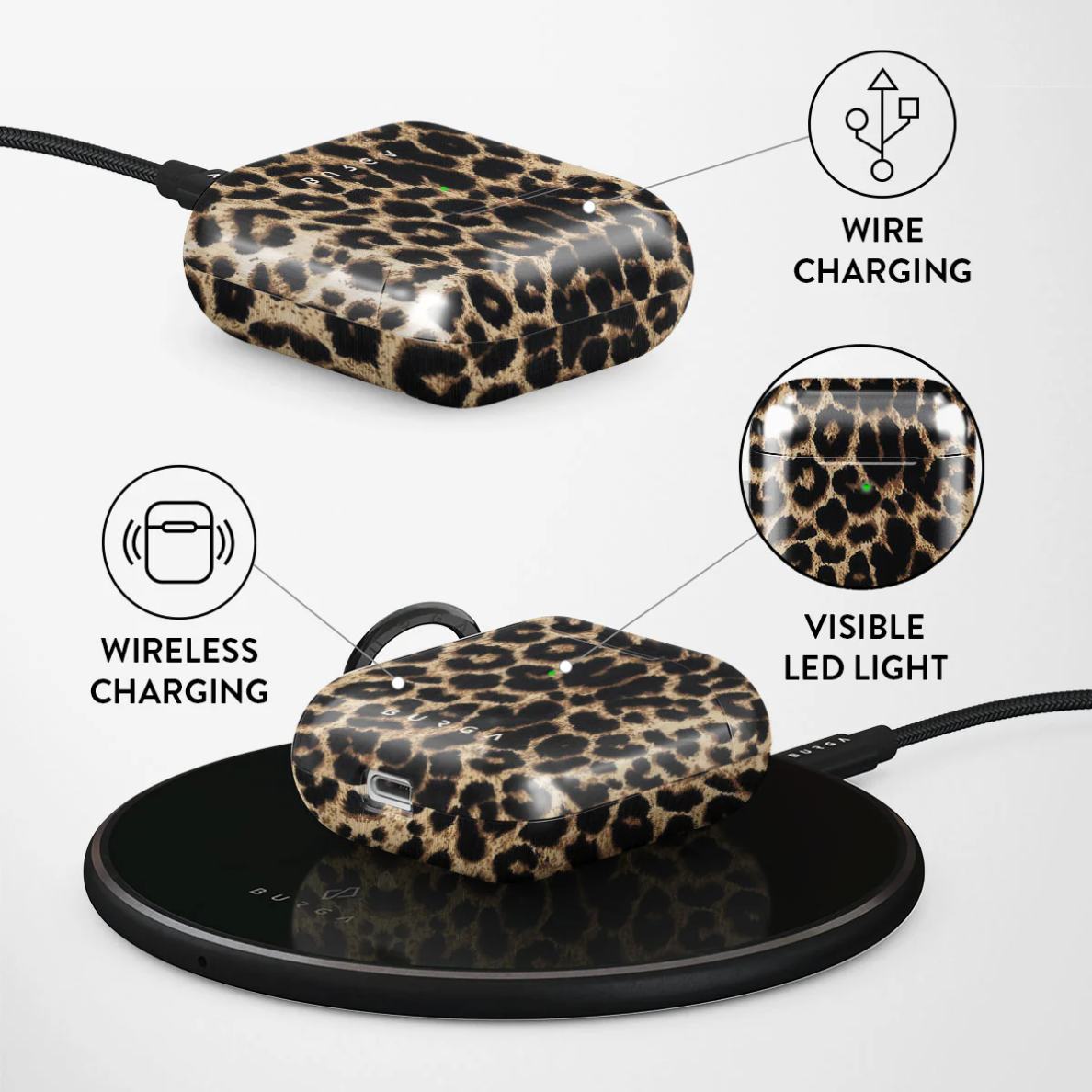 Airpods Player BURGA dėklas 2