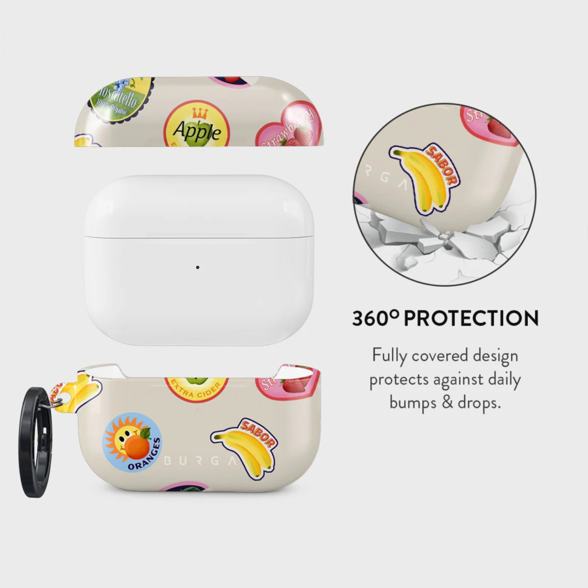 Airpods PRO 2 Flavour BURGA dėklas 1