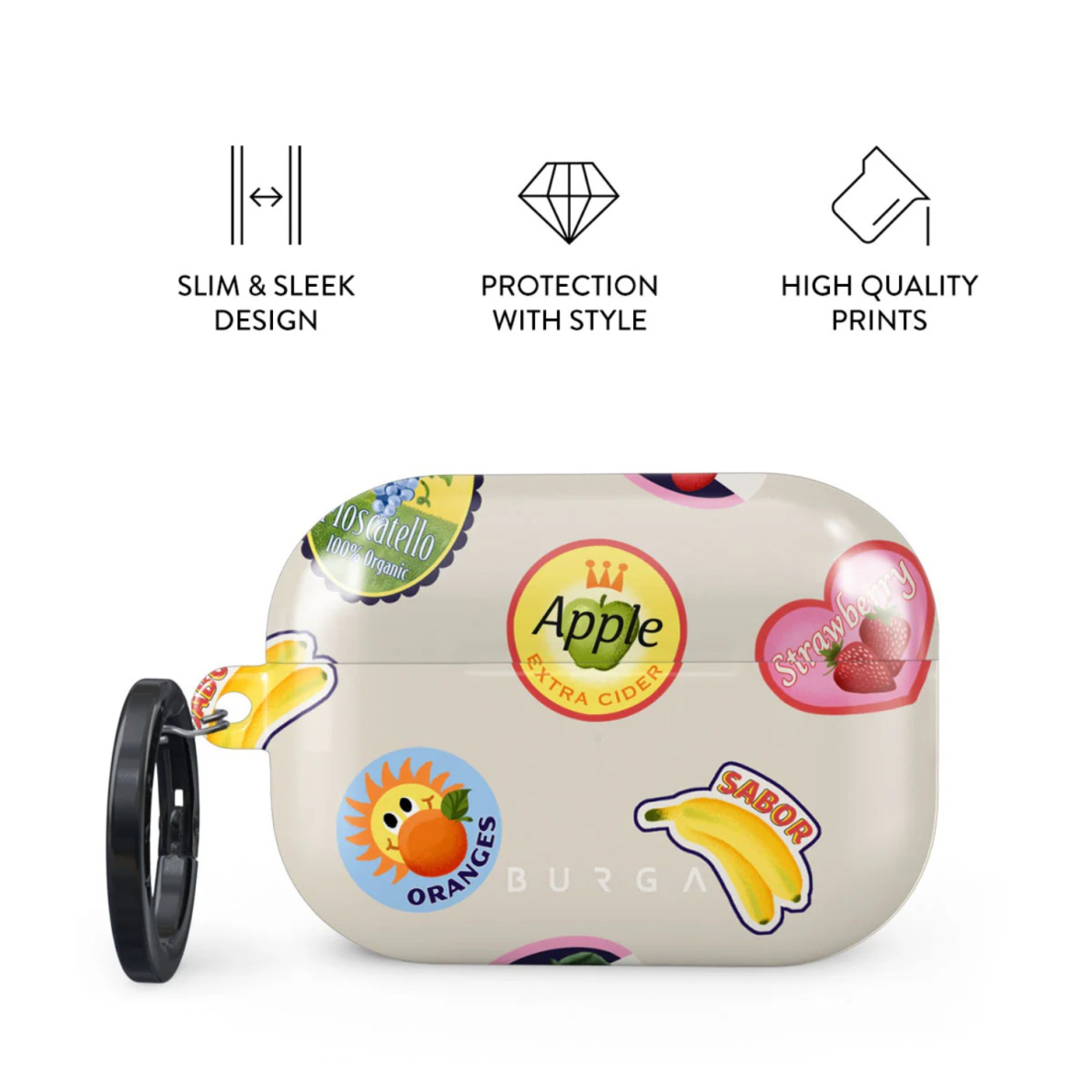 Airpods PRO 2 Flavour BURGA dėklas 3