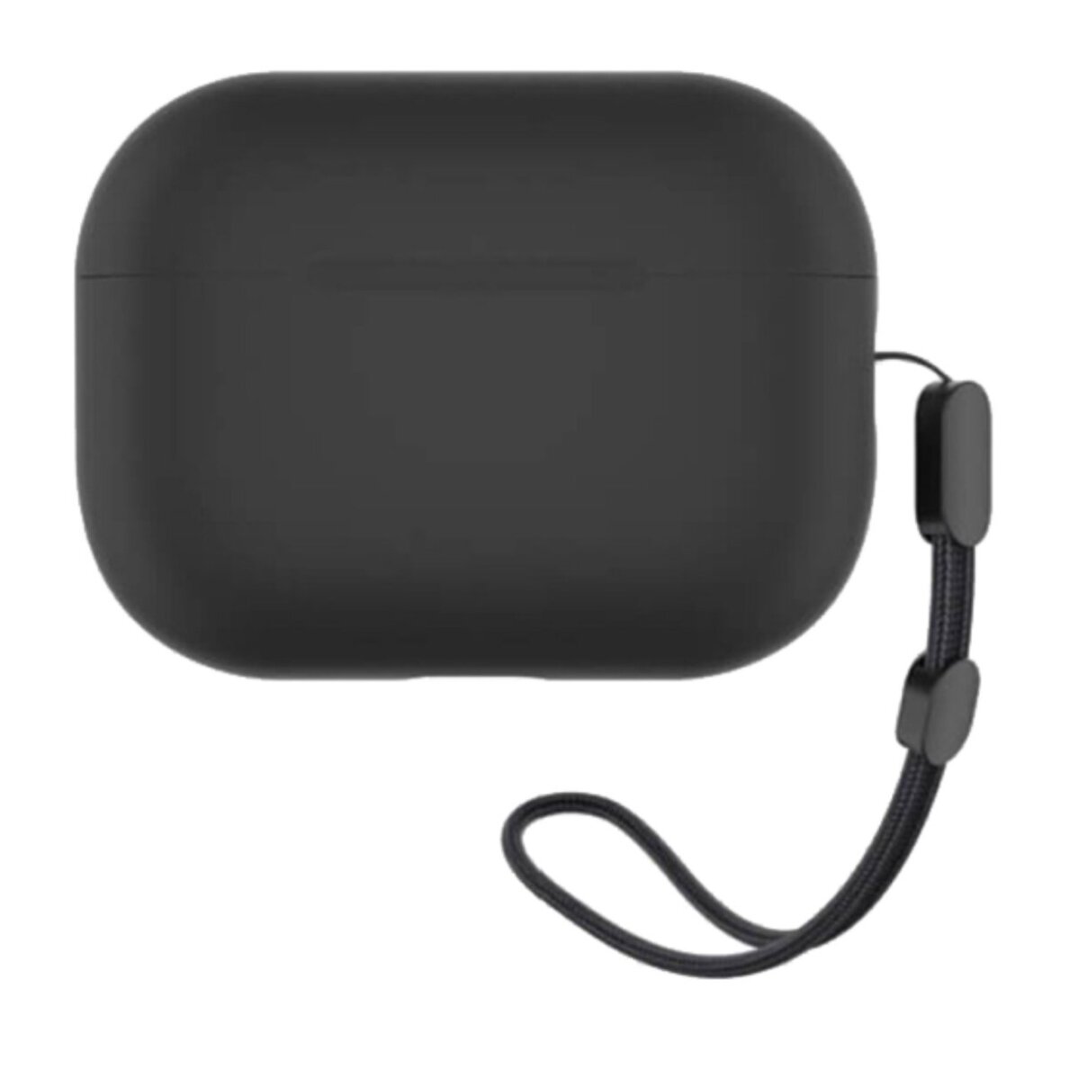 Airpods PRO 3 black Mr. Monkey Liquid Silicone Protect dėklas