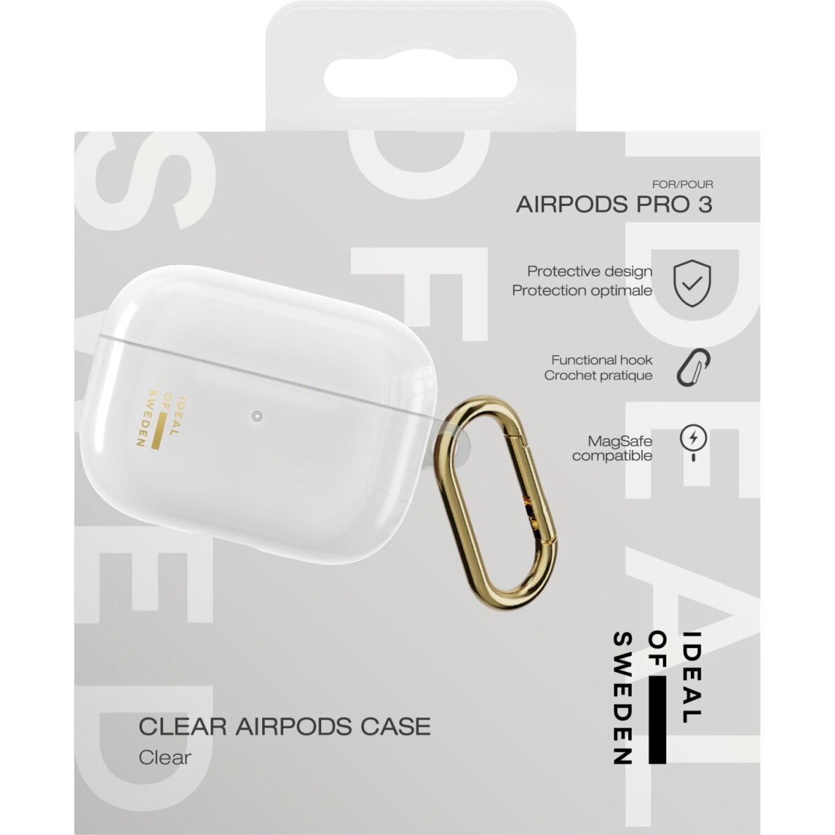 Airpods PRO 3 iDeal Of Sweden Clear dėklas 2