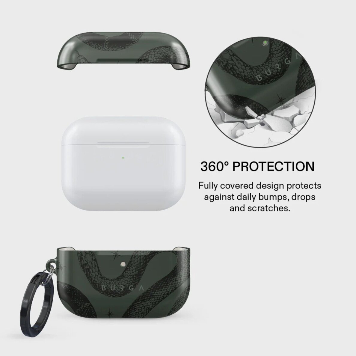 Airpods PRO 3 Poison BURGA dėklas 1