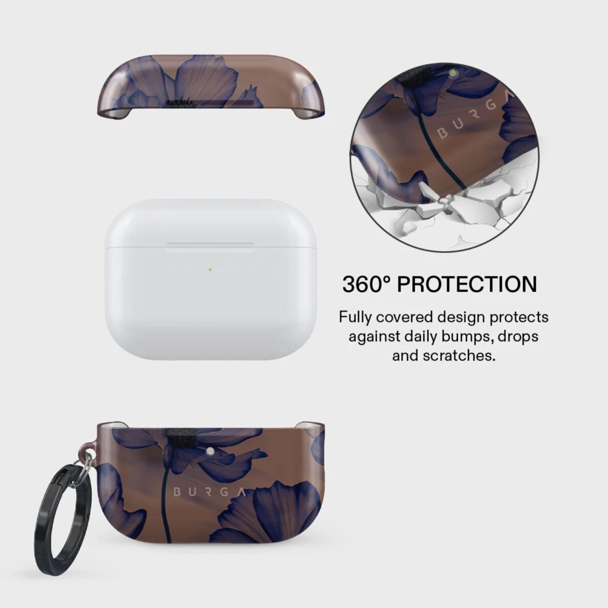 Airpods PRO 3 Velvet Night BURGA dėklas 2