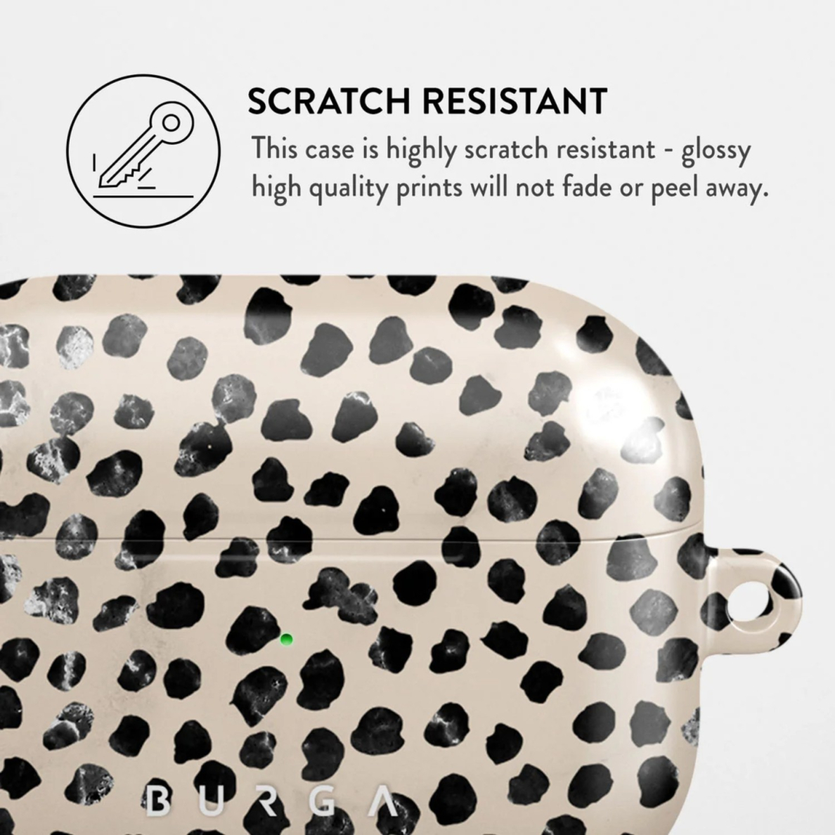 Airpods PRO Almond Latte BURGA dėklas 3