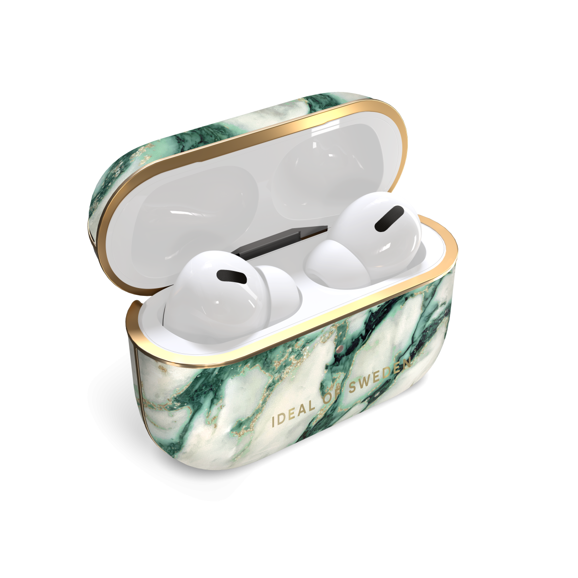 Airpods PRO iDeal Of Sweden Calacatta Emerald Marble dėklas 1