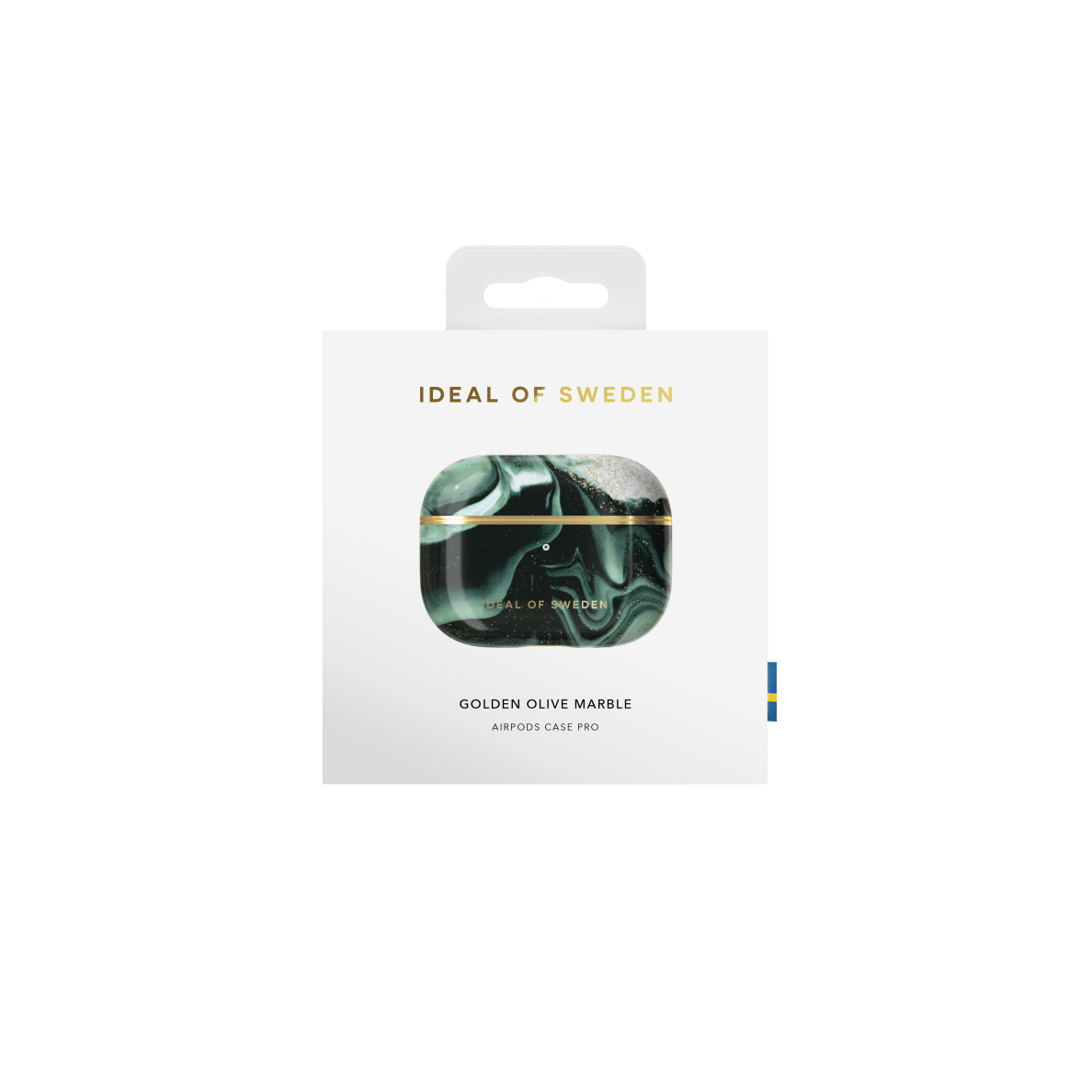 Airpods PRO iDeal Of Sweden Golden Olive Marble dėklas 2