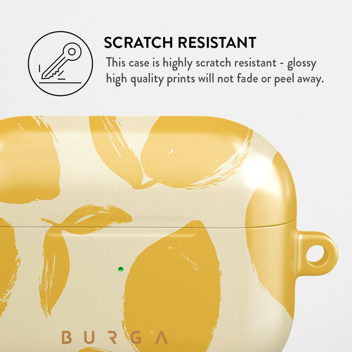 Airpods PRO Lemon Tart BURGA dėklas 3