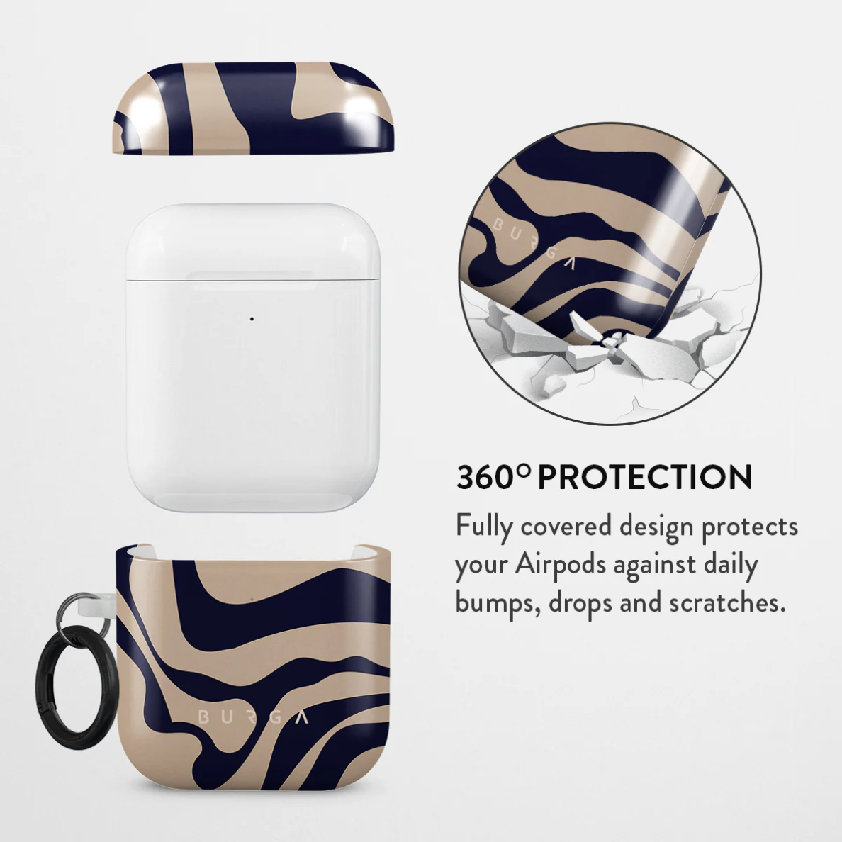 Airpods Vigilant BURGA dėklas 1