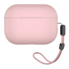 Airpods PRO 3 pink sand Mr. Monkey Liquid Silicone Protect dėklas