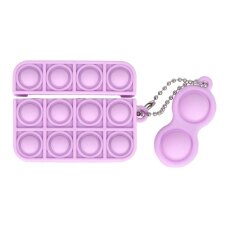 Airpods PRO POP IT dėklas violetinis