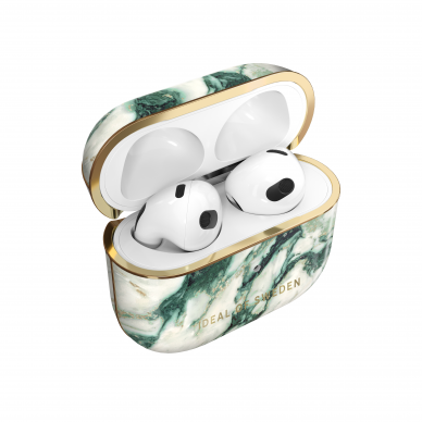 Airpods 3 iDeal Of Sweden Calacatta Emerald Marble dėklas 2
