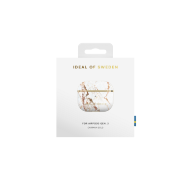 Airpods 3 iDeal Of Sweden Carrara Gold dėklas 3