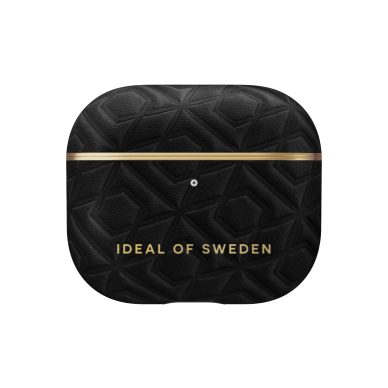 Airpods 3 iDeal Of Sweden Embossed Black dėklas