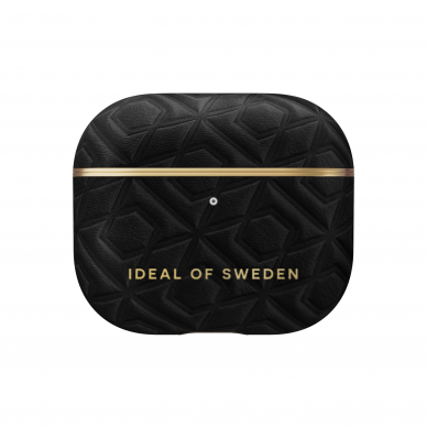 Airpods 3 iDeal Of Sweden Embossed Black dėklas