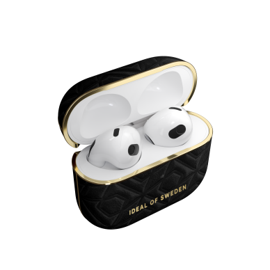 Airpods 3 iDeal Of Sweden Embossed Black dėklas 3