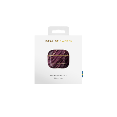 Airpods 3 iDeal Of Sweden Golden Plum dėklas 3 Airpods 3 iDeal Of Sweden Golden Plum dėklas 3
