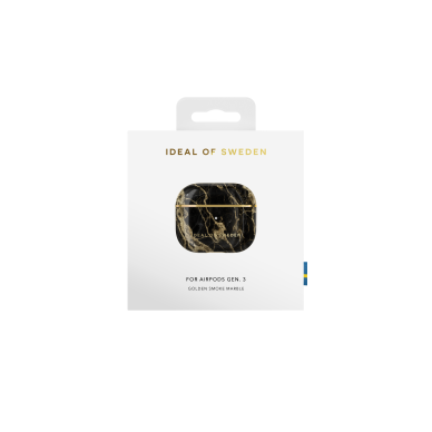 Airpods 3 iDeal Of Sweden Golden Smoke Marble dėklas 1 Airpods 3 iDeal Of Sweden Golden Smoke Marble dėklas 1