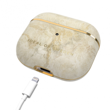 Airpods 3 iDeal Of Sweden Sandstorm Marble dėklas 2