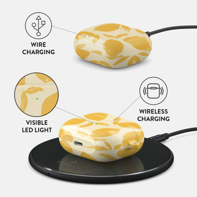 Airpods 3 Lemon Tart BURGA dėklas 2