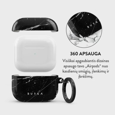 Airpods 3 Noir Origin BURGA dėklas 2