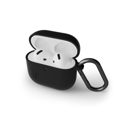 Airpods 4 iDeal Of Sweden Silicone Black dėklas 2