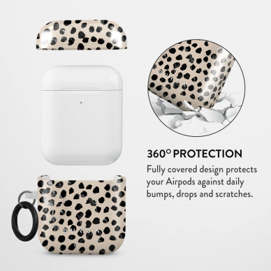 Airpods Almond Latte BURGA dėklas 2