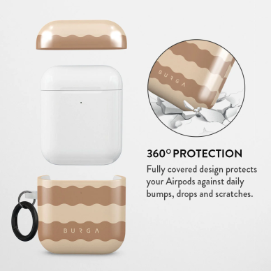 Airpods Golden Sand BURGA dėklas 1