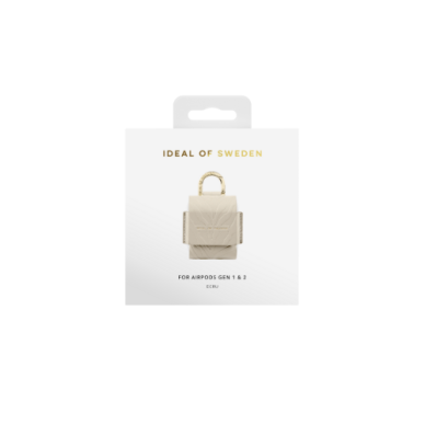 Airpods iDeal Of Sweden Bag Ecru dėklas 4