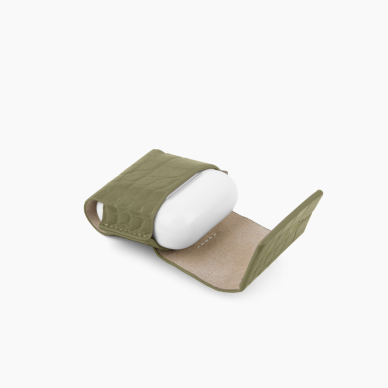Airpods iDeal Of Sweden Bag Sage Croco dėklas 2