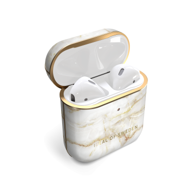 Airpods iDeal Of Sweden Golden Pearl Marble dėklas 1