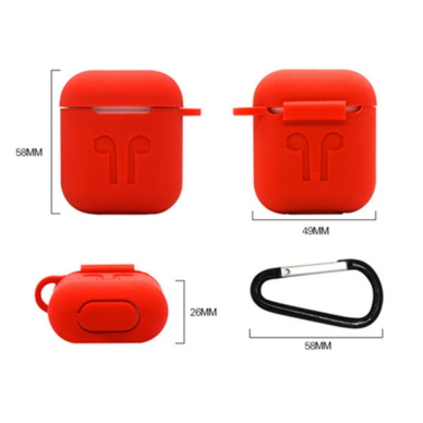 Airpods juodas 6IN1 dėklas 10