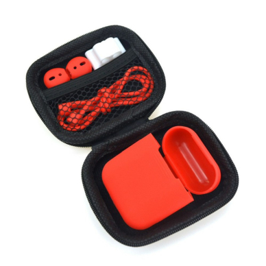 Airpods juodas 6IN1 dėklas 7
