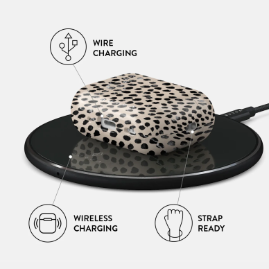 Airpods PRO 2 Almond Latte BURGA dėklas 2