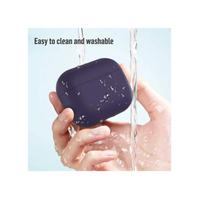 Airpods Pro 2nd Gen Mr. Monkey liquid silicone protect black dėklas 5